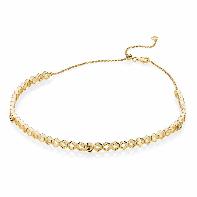 Pandora Shine™ Limited Edition Honeybee Choker Sale NZ, 18ct Gold Plated (806124-POW)